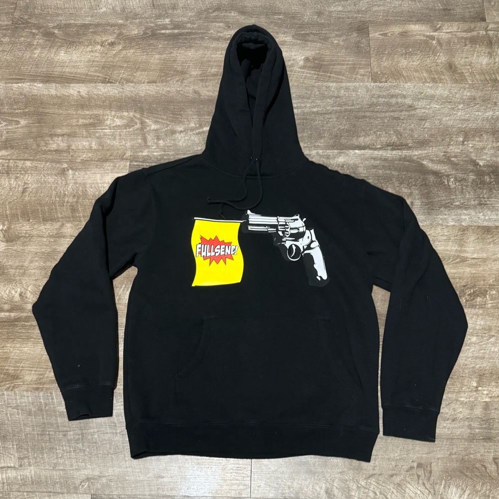 Nelk Boys Full Send Black Bang Hoodie Sweatshirt medium